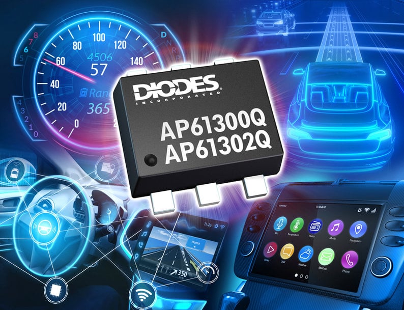 Hocheffiziente Low-Voltage-3A-Abwärtswandler von Diodes Incorporated für Automotive-Designs mit hoher Leistungsdichte